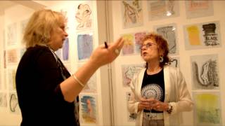 Judy Chicago touring Ben Uri exhibition full tour [upl. by Huber715]