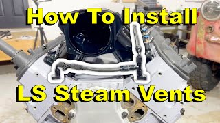 How to Install LS Steam Vent Kit  Trick Flow  The Dodgeball [upl. by Malvino]