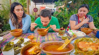 Most UNIQUE Guatemalan Food 1000 Year Recipe  Whole Turkey Soup 🦃 [upl. by Uzzial80]