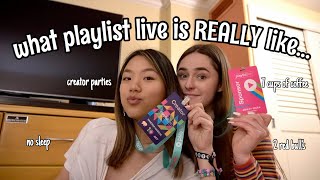 what PLAYLIST LIVE is like as a creator [upl. by Ylla]