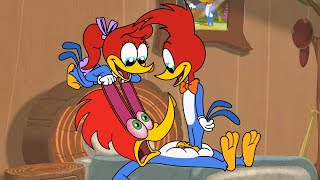 Lets Have A Sleepover  1 Hour of Woody Woodpecker Full Episodes [upl. by Netneuq]