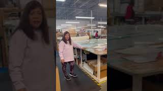 Quilters Dream Batting Packaging Process How its cut [upl. by Kora]