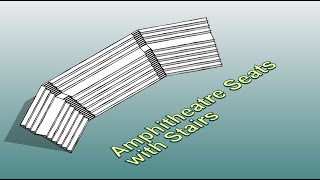 Everyday Revit Day 330  Model Amphitheatre Seats Using Stairs [upl. by Hsirt349]