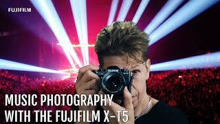 Music Photography with the FUJIFILM XT5 [upl. by Perkins929]