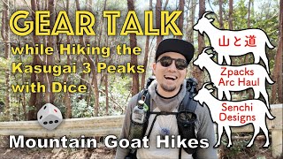 Gear Talk during Dices Leg Rehab Hiking Part 3 里山を歩きながらギアトーク。Zpacks Arc Haul Senchi Alpha 60 山と道 [upl. by Bywoods]