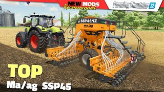 FS22  maag SSP45  Farming Simulator 22 New Mods Review 2K60 [upl. by Pepin699]