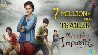 Mishan Impossible Trailer  Taapsee Pannu  Swaroop RSJ  Matinee Entertainment  Mark K Robin [upl. by Mailli392]