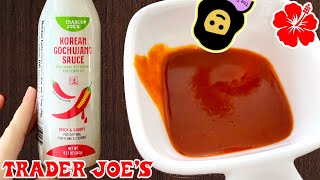 🇰🇷 Korean Gochujang Sauce  Trader Joe’s Product Review [upl. by Nnaaras]