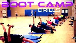 Boot Camp Drills  New ways to Train your Clients [upl. by Elleved]