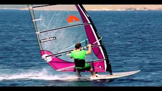 Windsurfing Carve Gybe tuition from Sam Ross [upl. by Nessi]