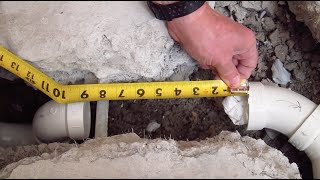 How to Install Shower Drain Pipe Part 2 [upl. by Thilde]