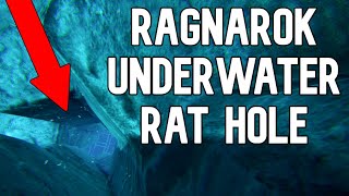 BEST Ragnarok Underwater Rat Holes amp Base Locations for PvP  ARK Survival Evolved [upl. by Sitelc220]