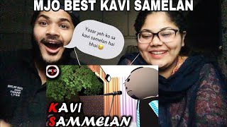 MAKE JOKE OF MJO  KAVI SAMMELAN  Reaction By  Pak Siblings Reaction [upl. by Drazze]