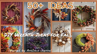 50 DIY WREATHS Ideas for Fall Decorating Ideascrafts homedecor [upl. by Nojram]