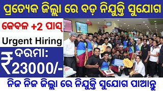 ଓଡ଼ିଶା ରେ ଜିଲ୍ଲା ସ୍ତରୀୟ ନିଯୁକ୍ତି✅Odisha District level Job 2024Odisha 2 Pass Job 2024 govt Job [upl. by Clement]