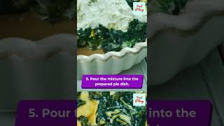 Crustless Spinach Quiche Recipe  Crustless Spinach Quiche Recipe  shorts [upl. by Robin]