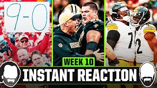 NFL Week 10 Instant Reaction Show [upl. by Yrebmik]