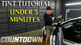 How to Tint a Window UNDER 5 MINUTES [upl. by Boote948]