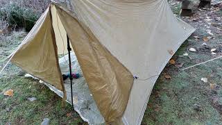 13oz MYOG Tarp Walk Around  10x10 Tarp [upl. by Boykins297]