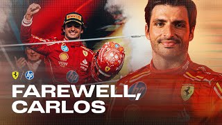 Farewell Carlos ❤️ Four Years of Smooth Operations with Ferrari [upl. by Lleraj514]