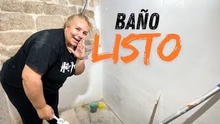 🚯⚠️Problemas con la BASURA de la REFORMA Obra del BAÑO LISTO para AMUEBLAR en la CASA DE PUEBLO [upl. by Nywled]