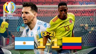 ARGENTINA vs COLOMBIA🧤El SHOW del DIBU Martínez🏆 Copa América 2021 🎙️ Narración argentina [upl. by Prunella]