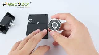 Configuration of PMF04 Conceled Fingerprint Lock by Escozor [upl. by Yelahs]