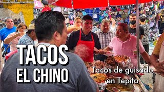 Tacos El Chino  Los Mejores Tacos de Guisado de Tepito [upl. by Orvil]