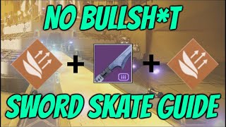 PATCHED Destiny 2  No Bullsht Sword Skate Guide Destiny 2 Speedrunning [upl. by Nerraw191]