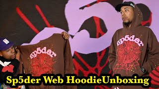 Sp5der Web Hoodie  Young Thug Popular Hoodie Unboxing [upl. by Kaila304]