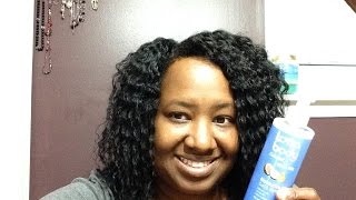 NEW Lottabody Moisturize Me Curl and Style Milk DEMO REVIEW  Relaxer Natural Hair [upl. by Laval788]