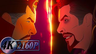 Evil Dr Strange Becomes Supreme and Destroys His Universe Fight Scene No BGM  What If [upl. by Palua28]