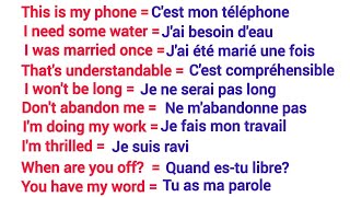 Cest facile à prononcer langlais par des phrasesIts easy to pronounce English with sentences [upl. by Eppie]