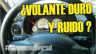 Ruido y rigidez en el volante l Dirección Hidráulica o Asistida l Mecanicauniversal l DSM lovers [upl. by Oilla578]