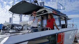 Nouveau Jeanneau Merry Fisher 795 Sport Linterview Moteur Boat au Grand Pavois 2021 [upl. by Alene]