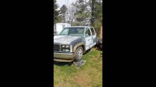 Bagged crew cab short bed 97 chevy dually work in progress [upl. by Lauro]