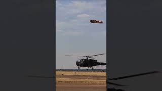 Alouette III vs Harvard helicopter military pilot aircraft aviation shorts sound pilotstuff [upl. by Libyc346]