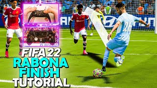 How to RABONA FINISH in FIFA 22  RABONA FINISH TUTORIAL  FIFA 22 FINISHING TUTORIAL [upl. by Nakada]