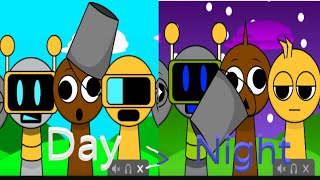 Day  Night An Incredibox Sprunki Night time mix [upl. by Eleik]