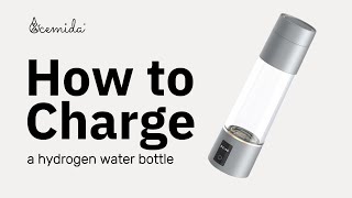 how to charge my hydrogen water bottle [upl. by Enisamoht461]