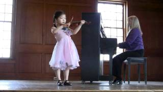 Suzuki Violin Recital book 1 Perpetual Motion [upl. by Nonnahs]