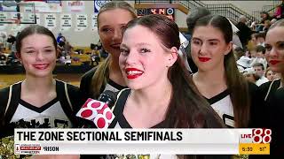 quotThe Zone 8quot from Noblesville High School on News 8 at 5 pm [upl. by Selym]