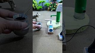 Diy mini motor water pump science project mini tractor and cow video  77 [upl. by Otsuaf]