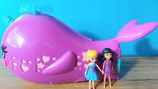 Polly Pocket Balina Şeklinde Maceracı Teknesi ve Evi Sparkle Cove Adventure Narwhal [upl. by Nerhe]