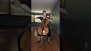 E Major Scale 3 Octaves no vibrato  KMEA cello audition scale [upl. by Ahcsim]