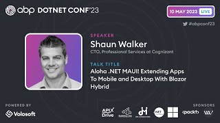 Aloha NET MAUI Extending Apps To Mobile and Desktop With Blazor Hybrid  ABP NET Conference 2023 [upl. by Tempest]