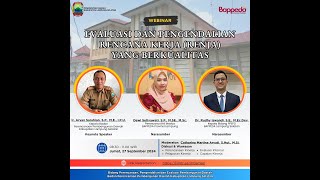 Webinar Evaluasi dan Pengendalian Rencana Kerja Renja yang Berkualitas [upl. by Ellinad]