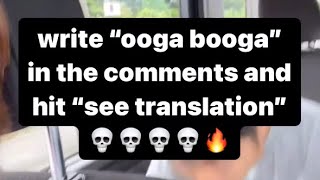 Instagrams outrageous translations of Ooga Booga [upl. by Mahda]