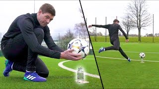 STEVEN GERRARD amp F2 AMAZING SHOOTING SESSION WATERBOTTLE EDITION [upl. by Ephrayim]