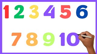 Master Numbers Learn to Count and Spell 1 to 50  Numbers Names with Spelling in English [upl. by Rayna847]